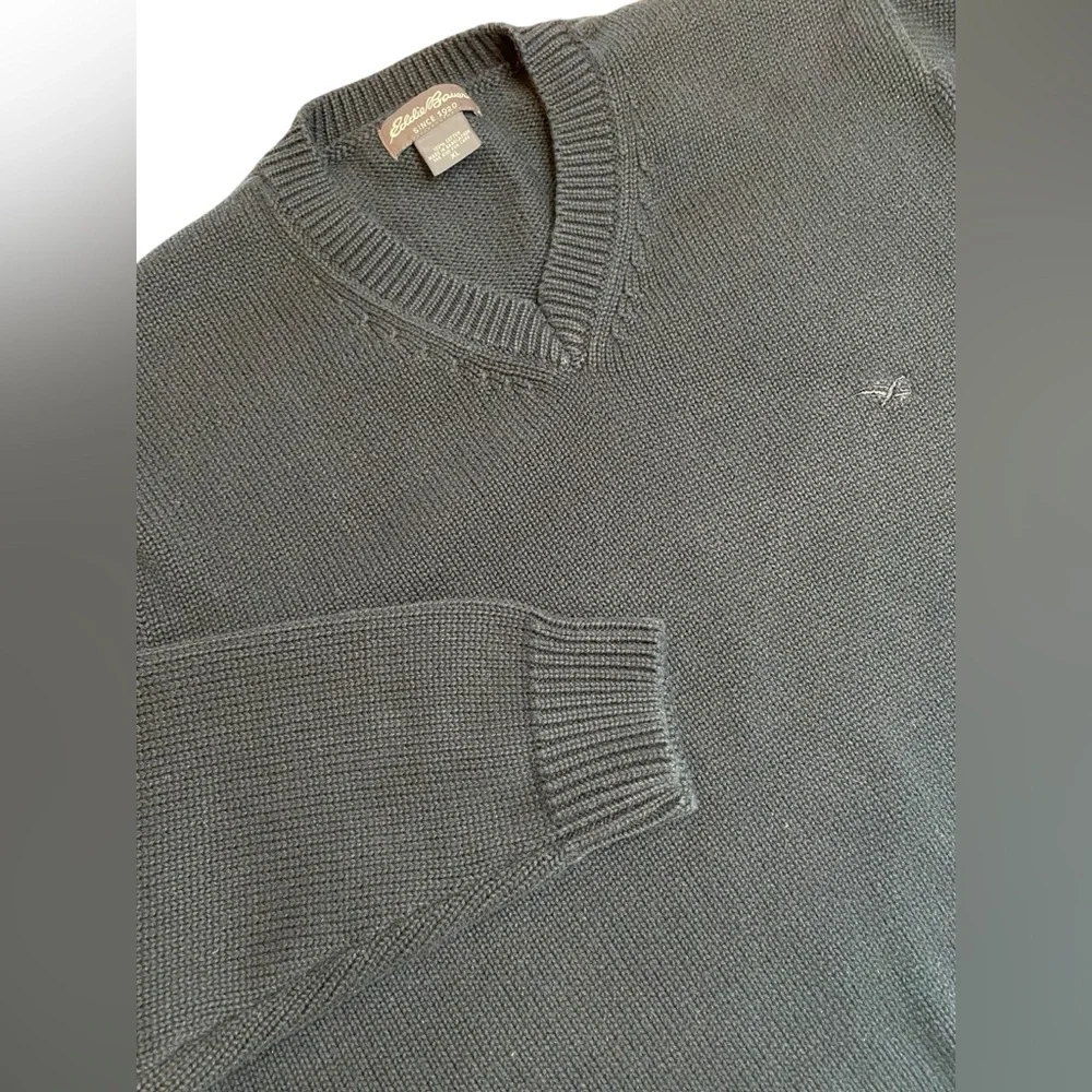 Eddie Bauer Sweater Men’s XL Cotton Winter Dad Grandpa 90s Preppy Coastal Casual